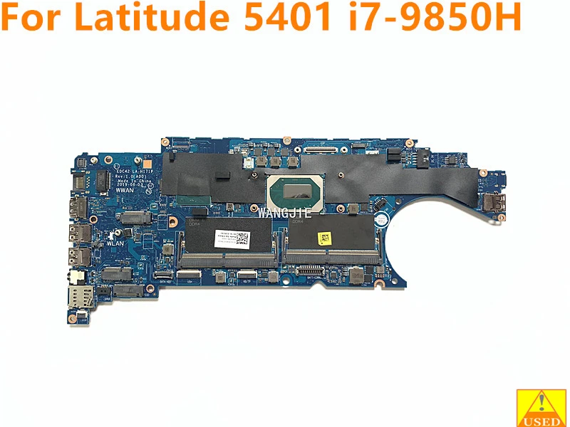 

Материнская плата для ноутбука DELL Latitude 5401 SRFDM I7-9850H CPU CN-039CRJ 039CRJ 39CRJ LA-H171P 100% полностью протестирована