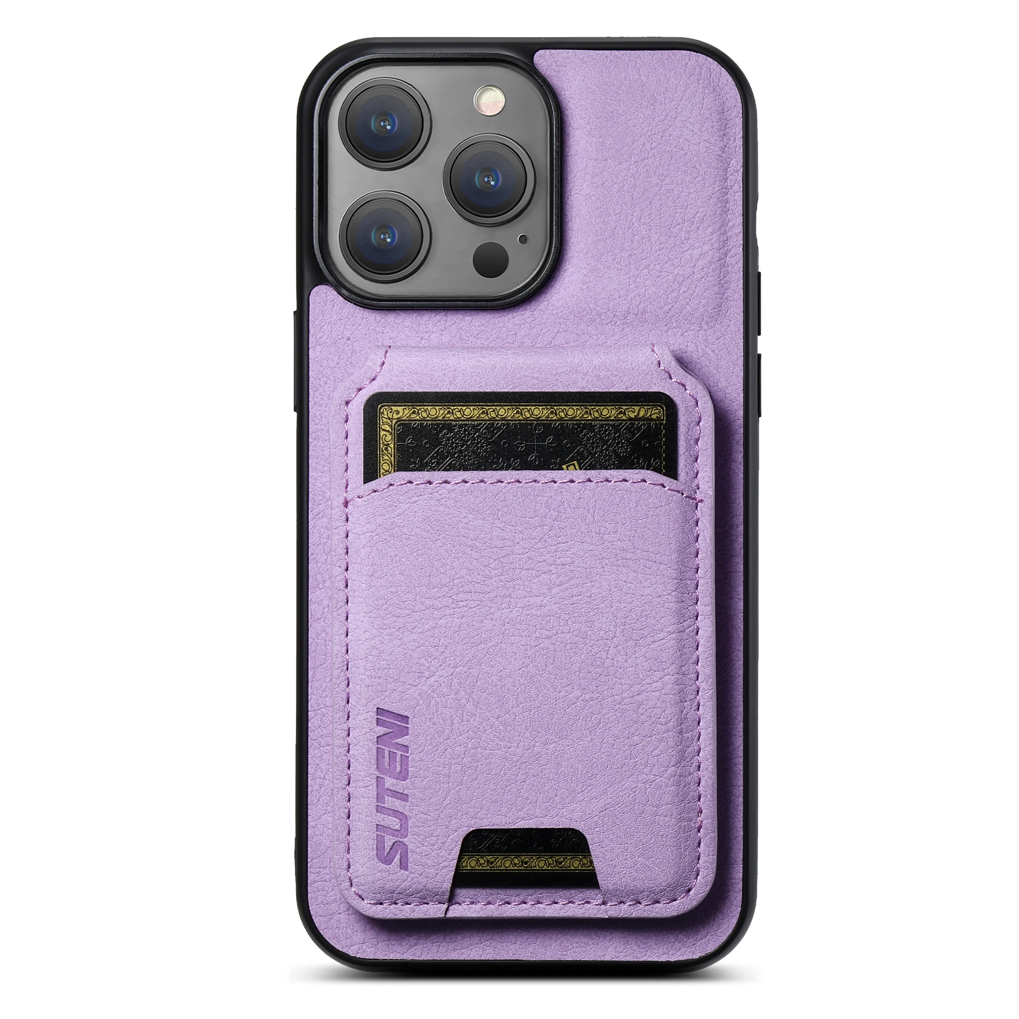 SUTENI Kartenhalter Kartenhülle Handyhülle Luxus PU Leder Handyhalter für iPhone 16 Pro Max 15Plus 14 13 12 11 XR X – Detail 28