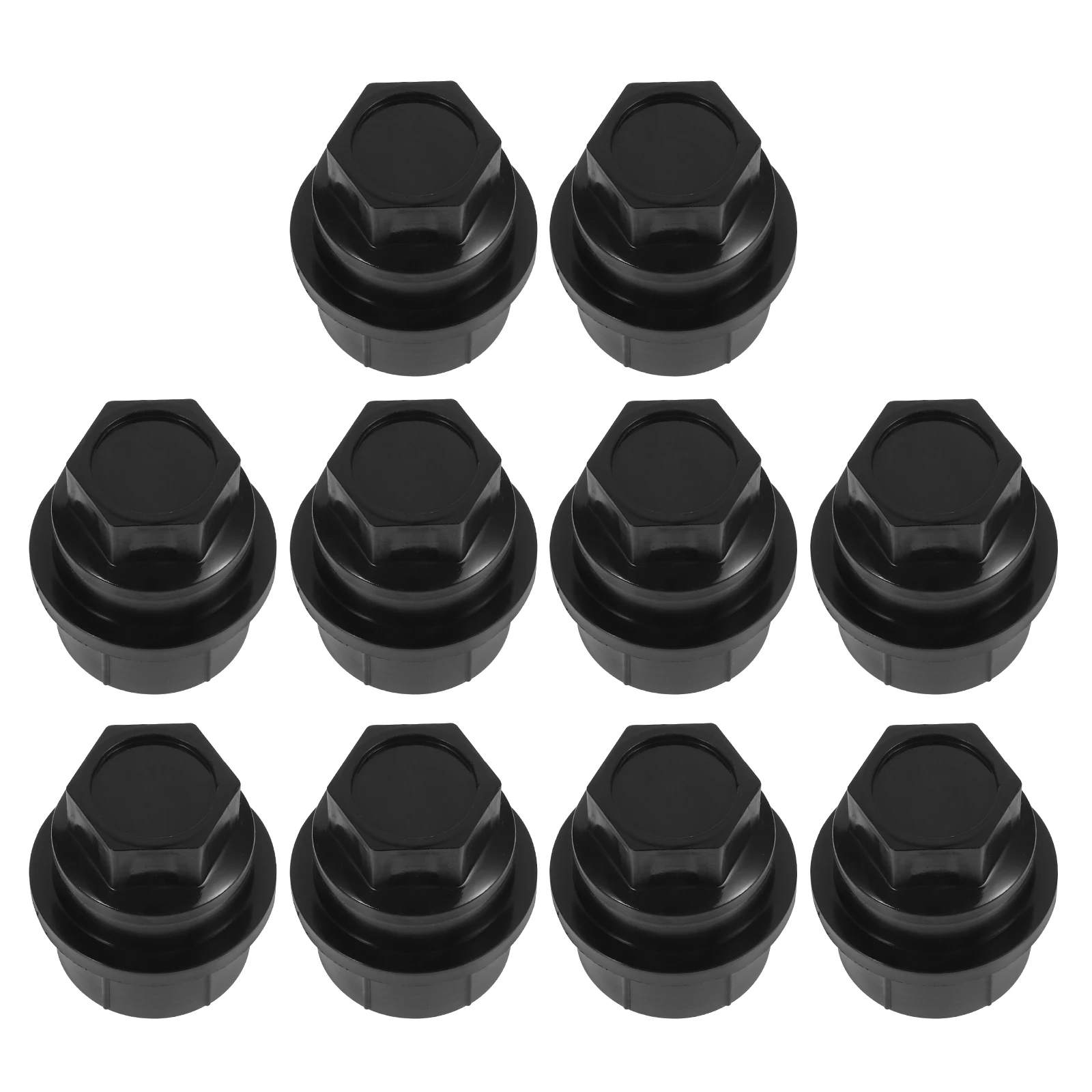 

10 Pcs Wheel Nut Cover Car Caps Automotive Lug Covers Universal Nuts Plastic Protector