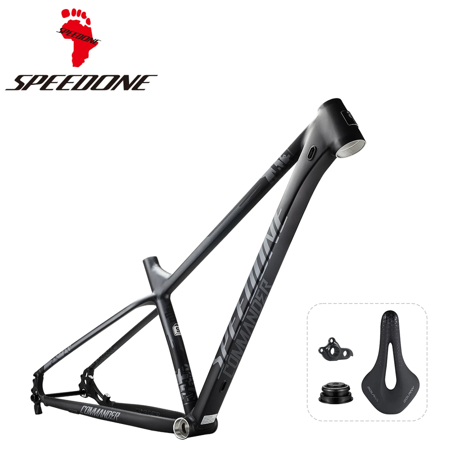 SPEEDONE Mtb 29 Aluminum Alloy Frame Hidden Internal Wiring 12x142mm Endurance Race Hardtail Bicycle Frame 29er Bicycle Parts