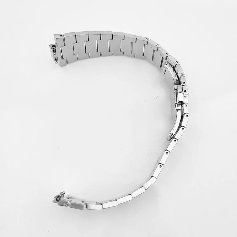 High Quality Stainless Steel Convex Watchband 12mm For Tissot 1853 PRX Series For T137410 Band Watch Strap