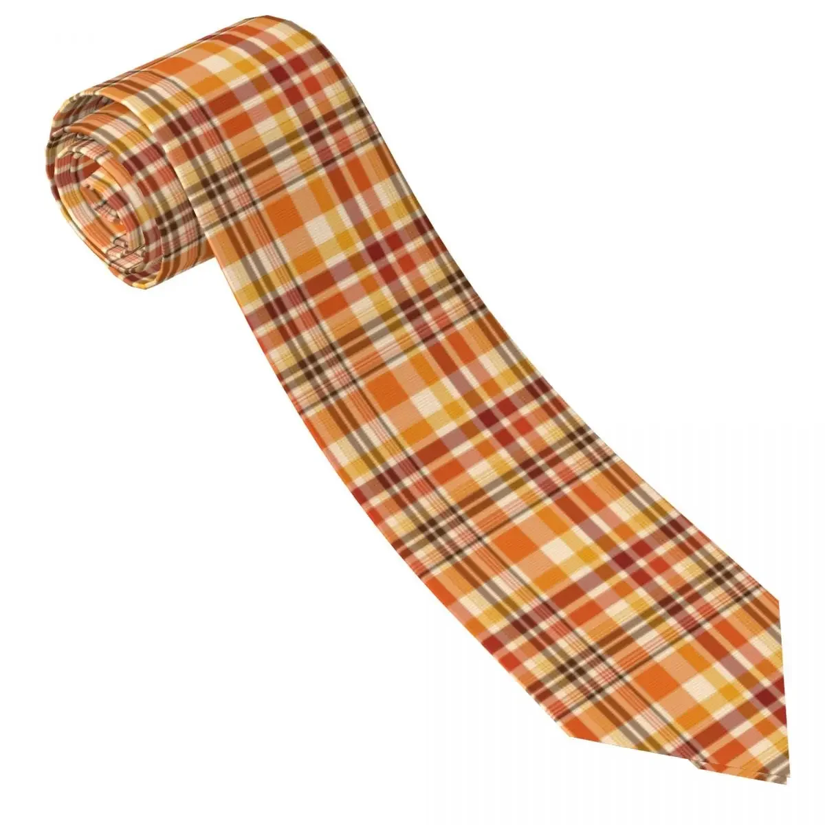 Fashion Autumn Plaids Tie Geometric Wedding Party Neck Ties Adult Cool Fashion Necktie Accessories Quality Graphic Collar Tie