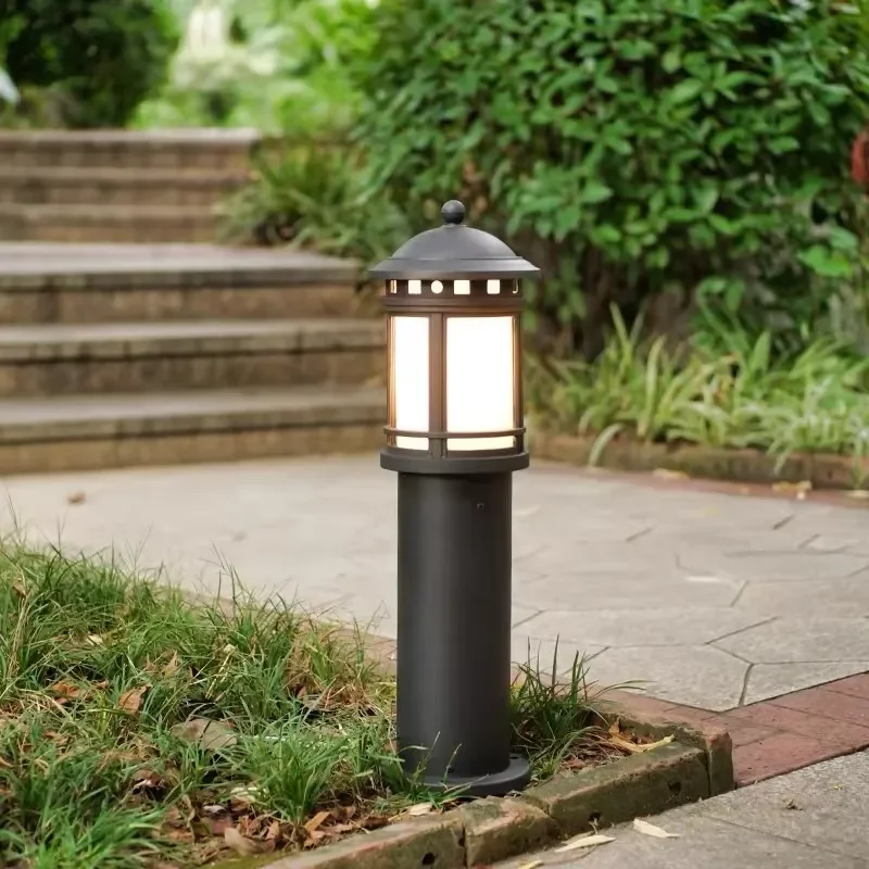 Factory wholesale IP65 waterproof die-cast aluminum outdoor LED garden light sensor, high color rendering index 90 5 years