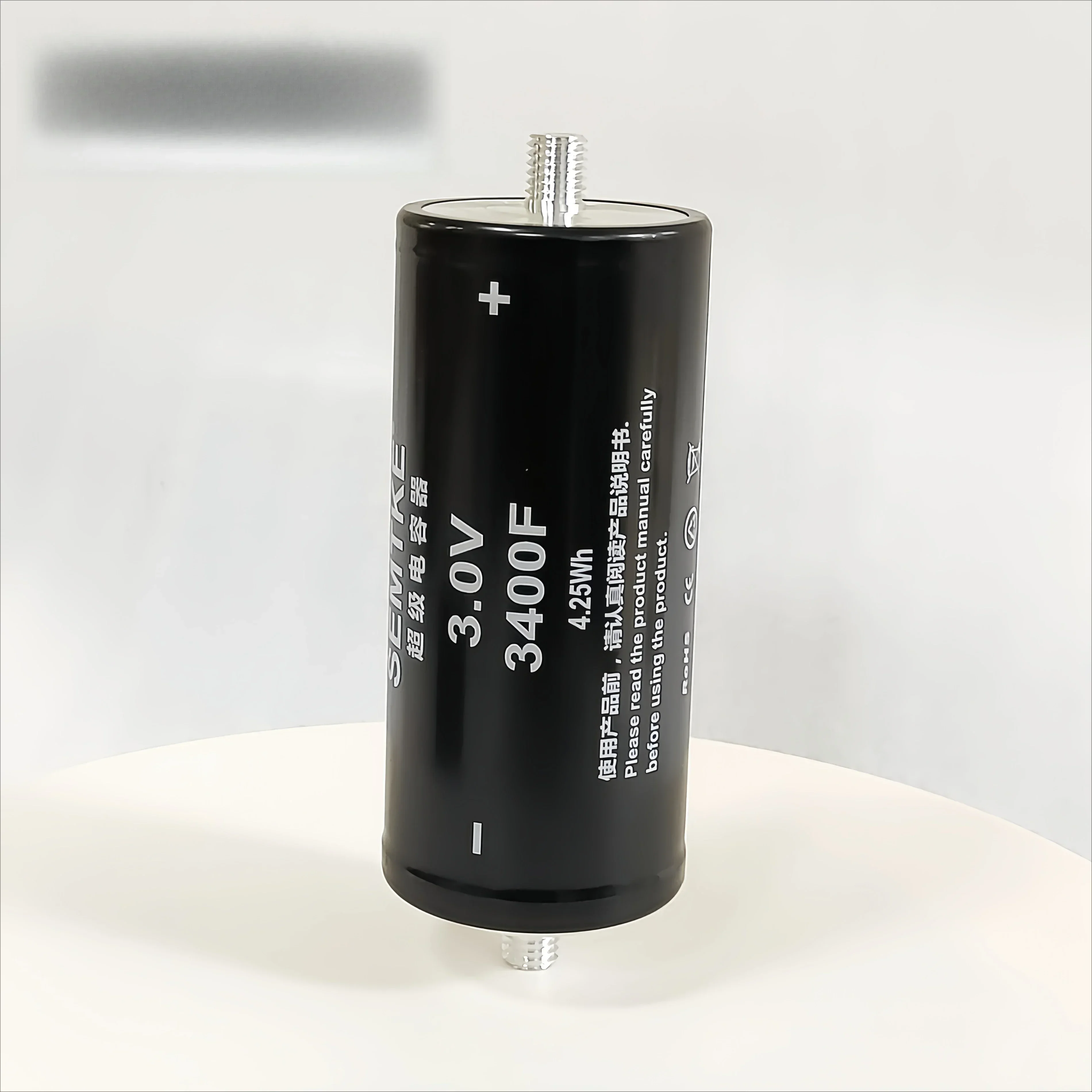 New Original 3.0V 3400F Ultracapacitor Emergency Battery Charger High-Quality Backup Power for Solar Wind Energy 3400F