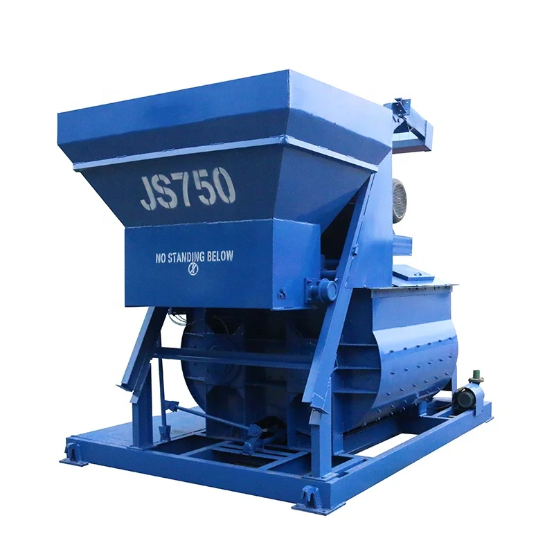 JS750 Large Capacity 750L Concrete Self-loading Concrete Mixer