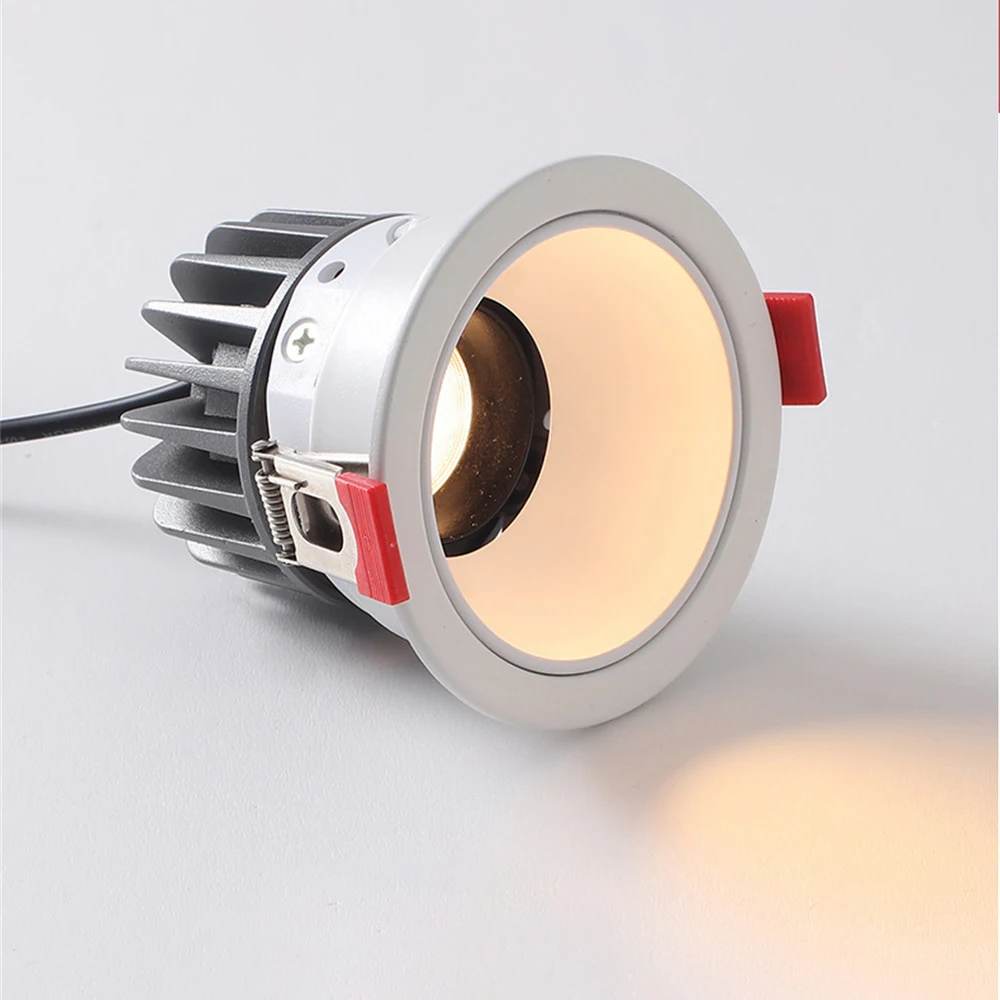 Imagem -03 - Refletores Led Embutidos Downlights Reguláveis Iluminação Home Decor Sala de Estar Corredor Lâmpadas de Teto de Entrada Spot Light 110v 220v