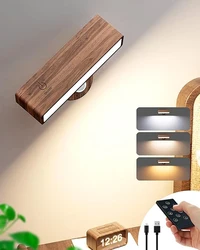Led Wall Lamp Touch Control IR Remote 3 Color USB Recharge Wireless Portable Night Light For Bedside Bedroom Reading Lamp