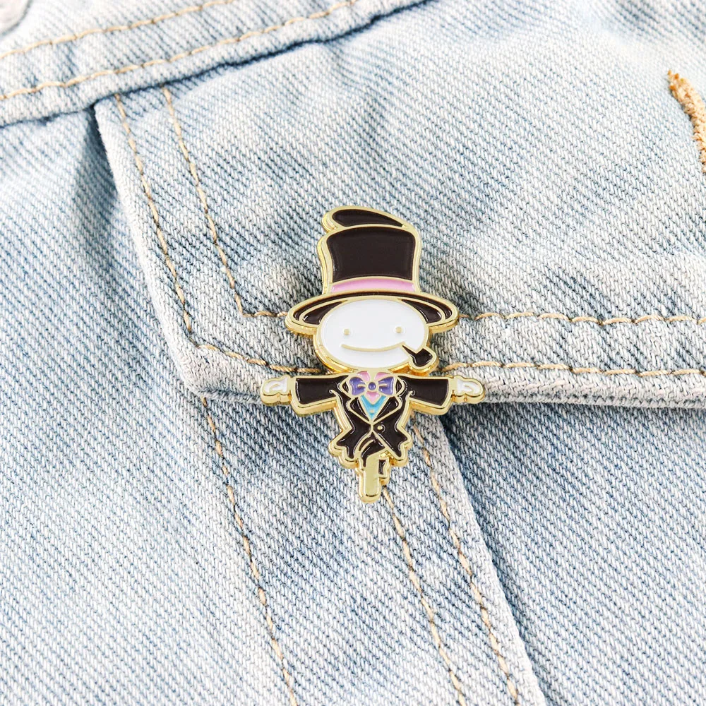 فزاعة الأمير اللفت رئيس المينا دبوس مغامرة أنيمي شخصية شارة مجوهرات هدية للطفل #4