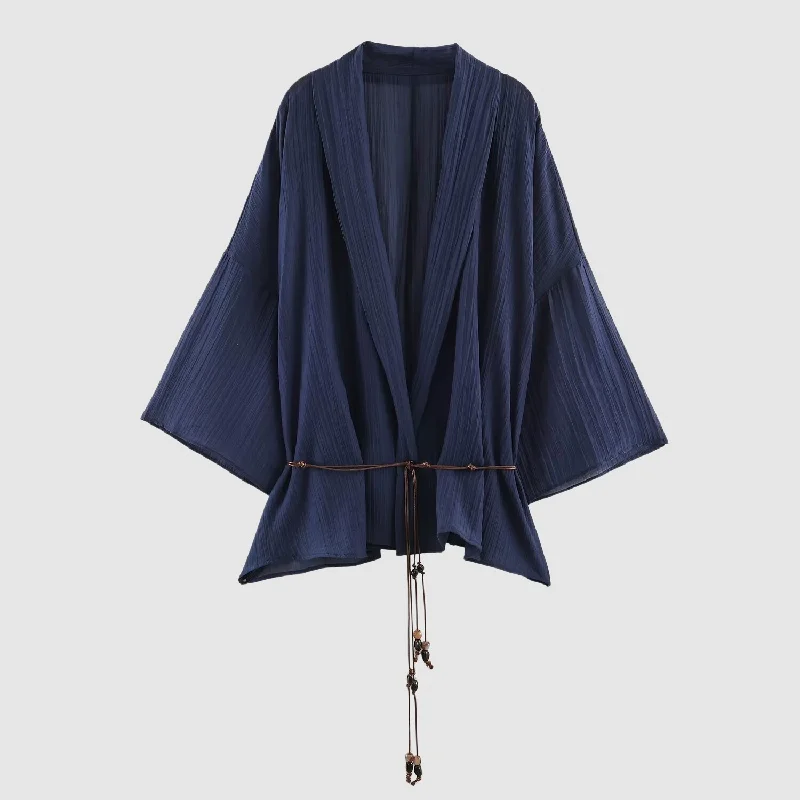 2026 Spring Summer New Women Fashion Crease Effect Jacket High Quality Loose Soft Comfortable Versatile Elegant Casual Outerwear
