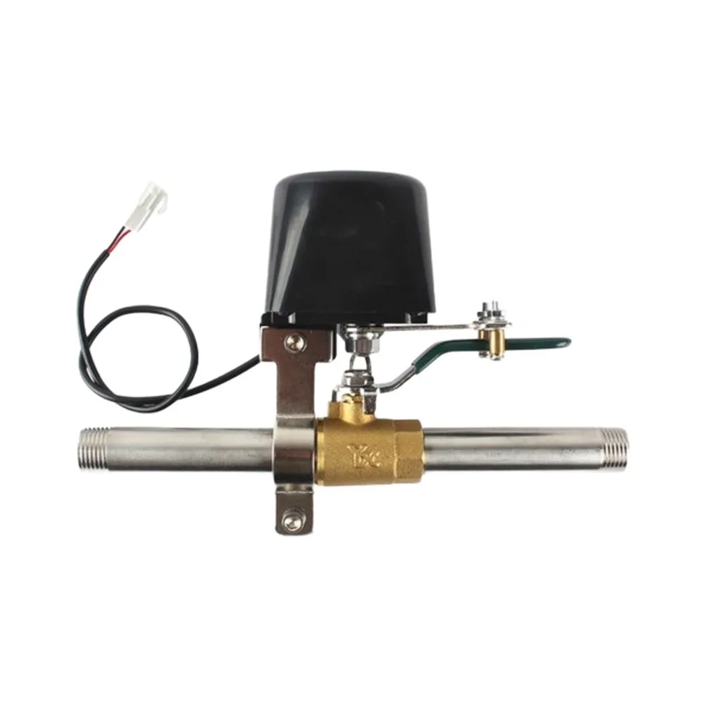 Leak-Activated 12V Valve Actuator for Indoor and Outdoor Water and For Gas Pipe Applications with Fail-Safe Manual Mode