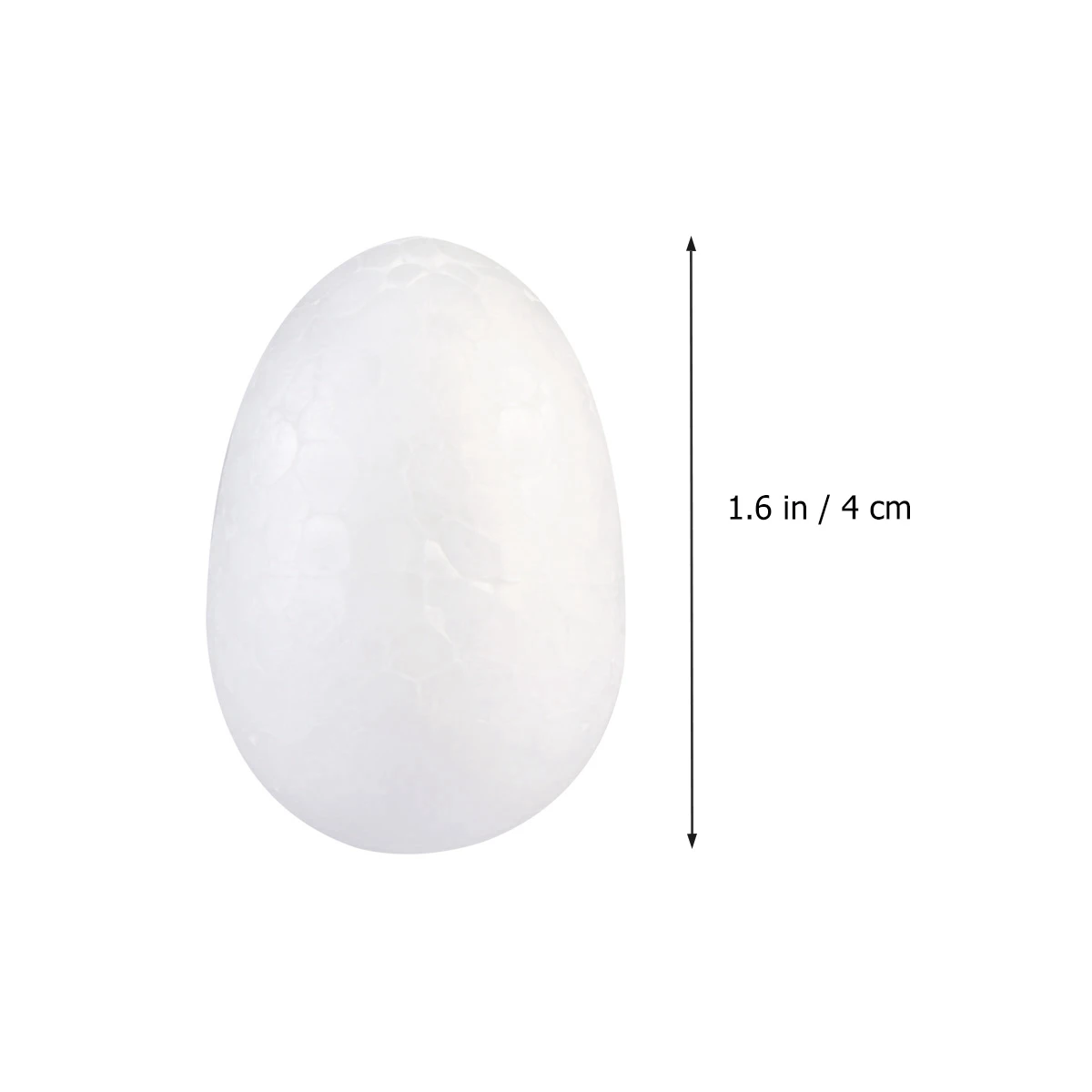 

50pcs Foam Eggs Premium Quality Easter DIY Crafts Paintable Schaumeier Polystyrene Decorative Accessories Wedding Halloween
