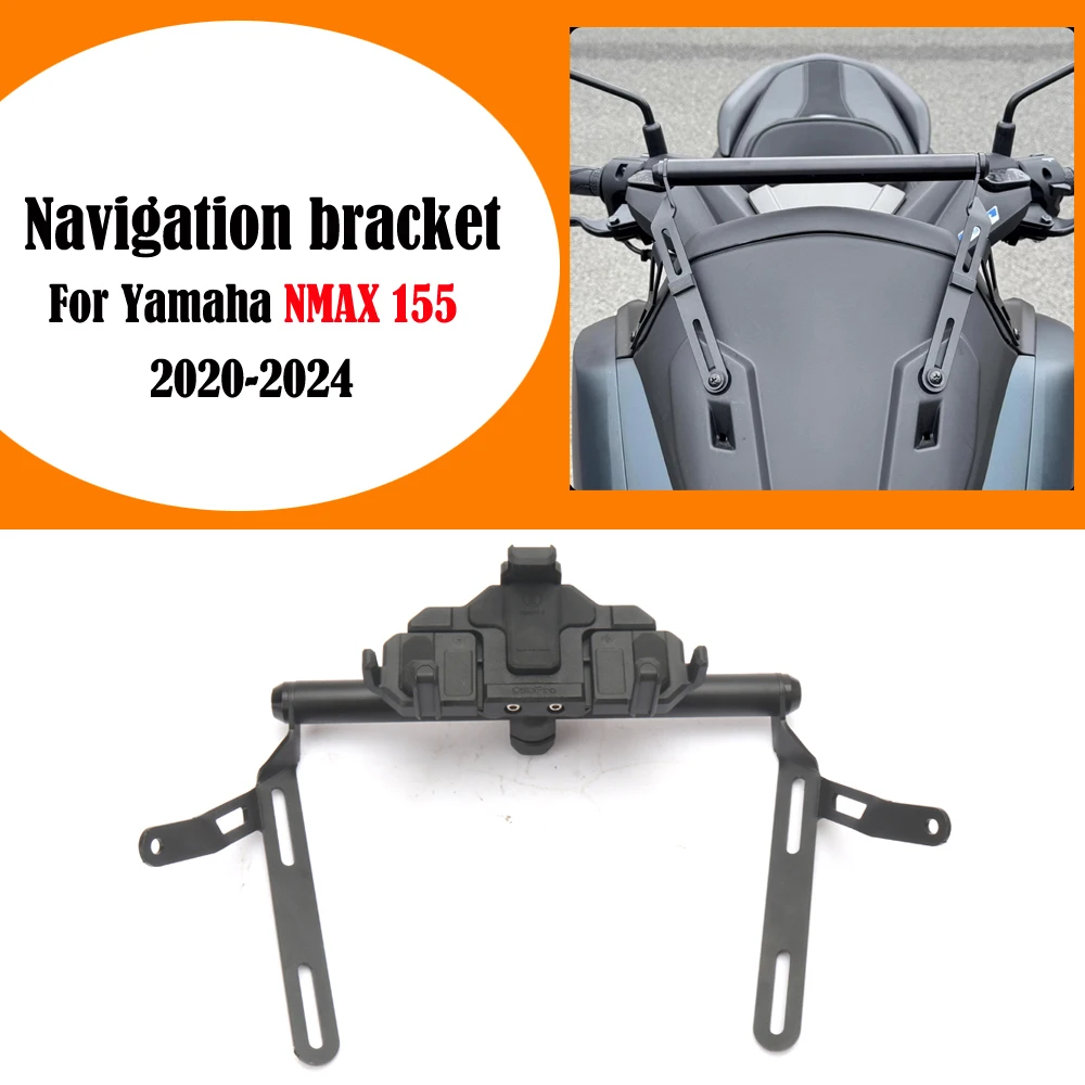 

NEW Motorcycle Parts For YAMAHA N-MAX NMAX 155 Navigation Bracket Holder GPS Phone Stand 2020 2021 2022 2023 2024