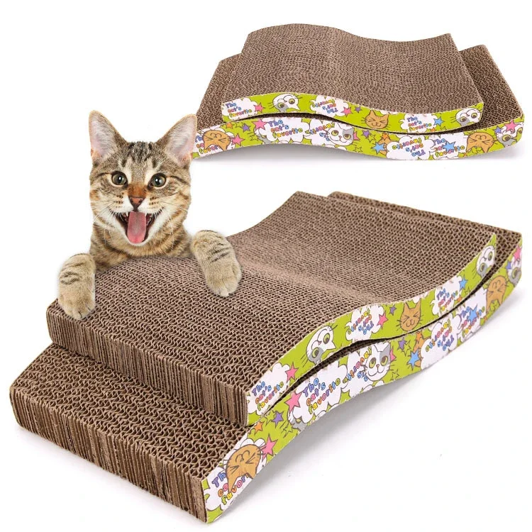 Shaped Scratcher Board para gato, papelão, Pet Brinquedos, preço barato, alta qualidade