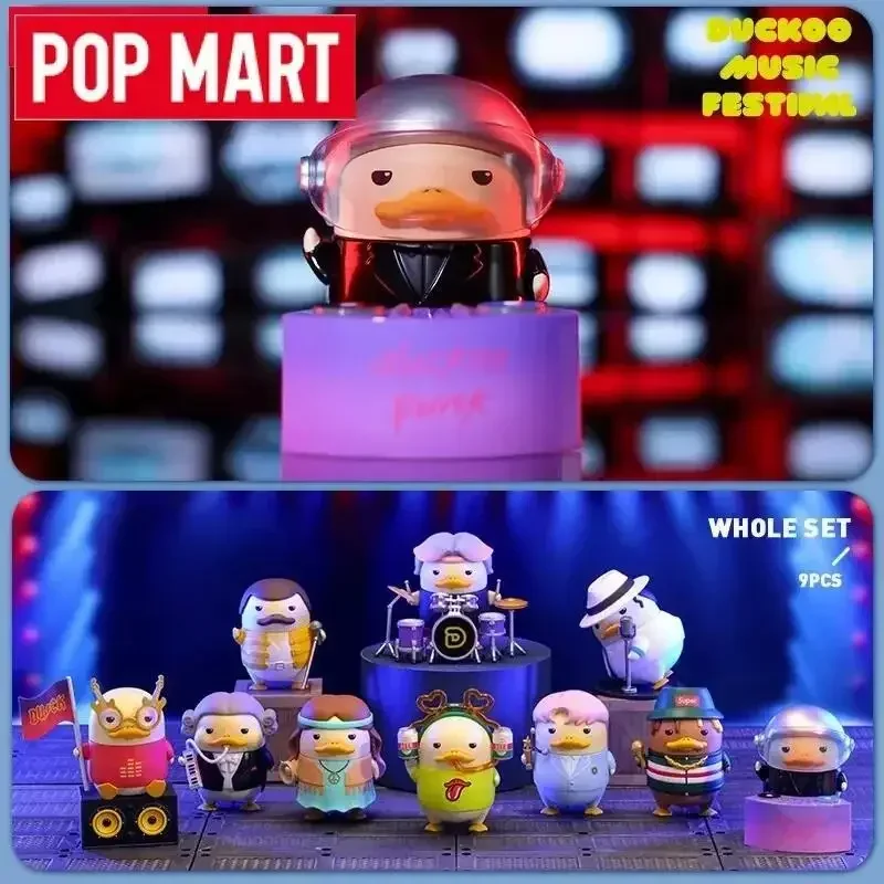 

POP MART Музыкальный фестиваль Duckoo Серия слепая коробка игрушки Mystery Box Guess Bag Кукла Настольные украшения Коллекция милых аниме-фигурок