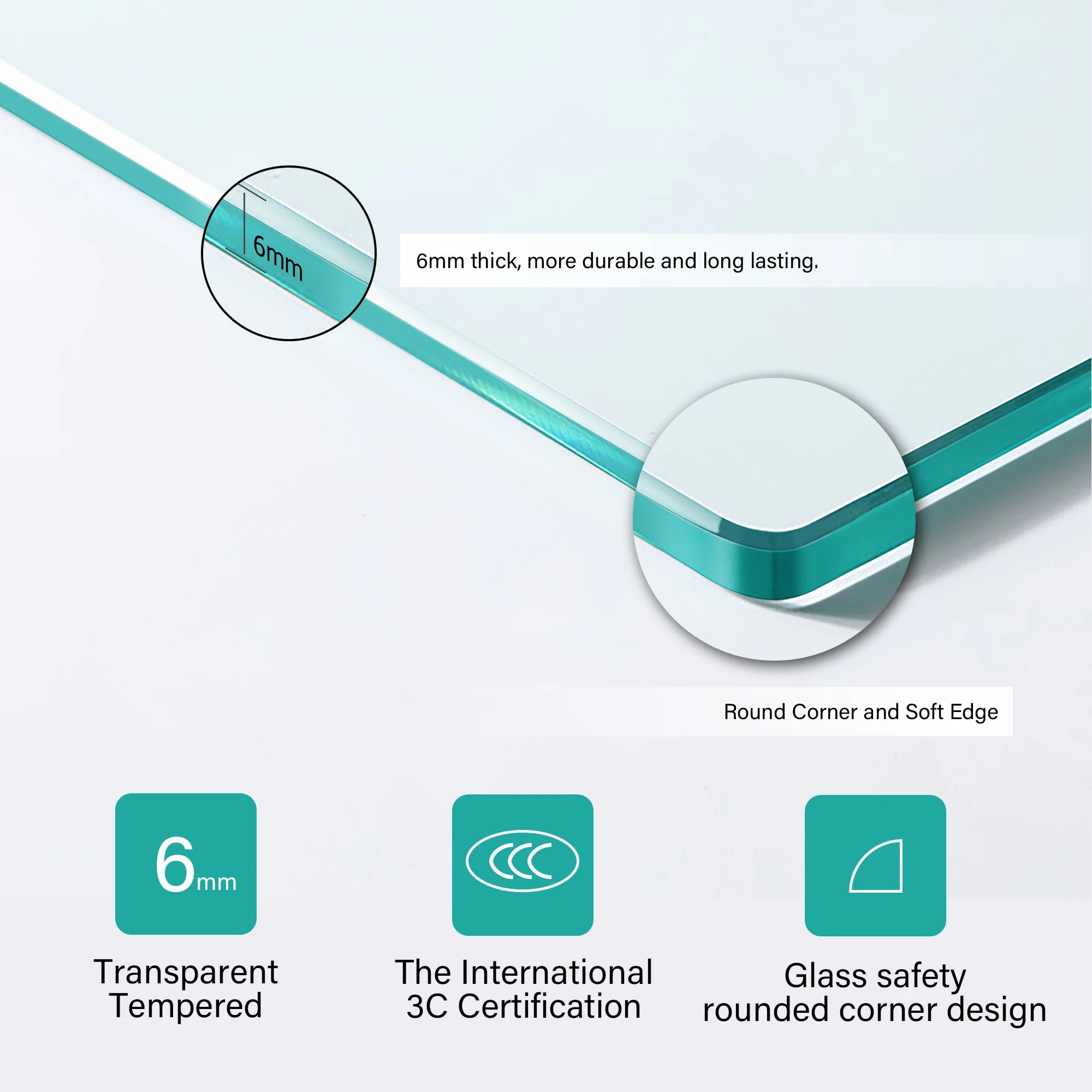 حاوية باب دش منزلقة من النيكل المصقول، تصميم بسيط على شكل واحد مع باب دش زجاجي مقسى #4