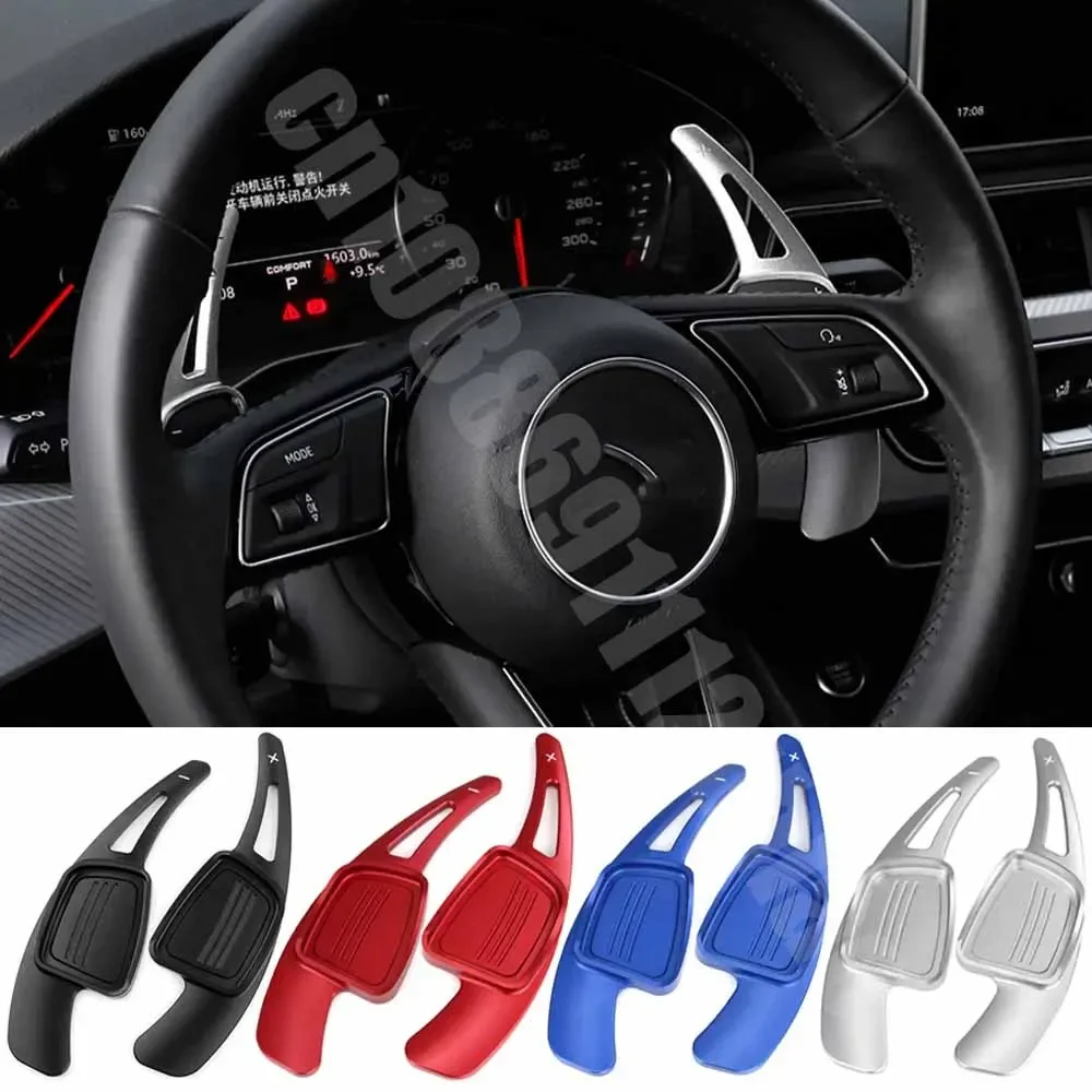 

Shift Paddles For Audi Sline Quattro RS Q3 Q5 Q7 S3 S5 SQ5 SQ7 R8 A3 A4 A5 A6 A7 S4 TT TTS Car Steering Wheel Extend DSG Sticker