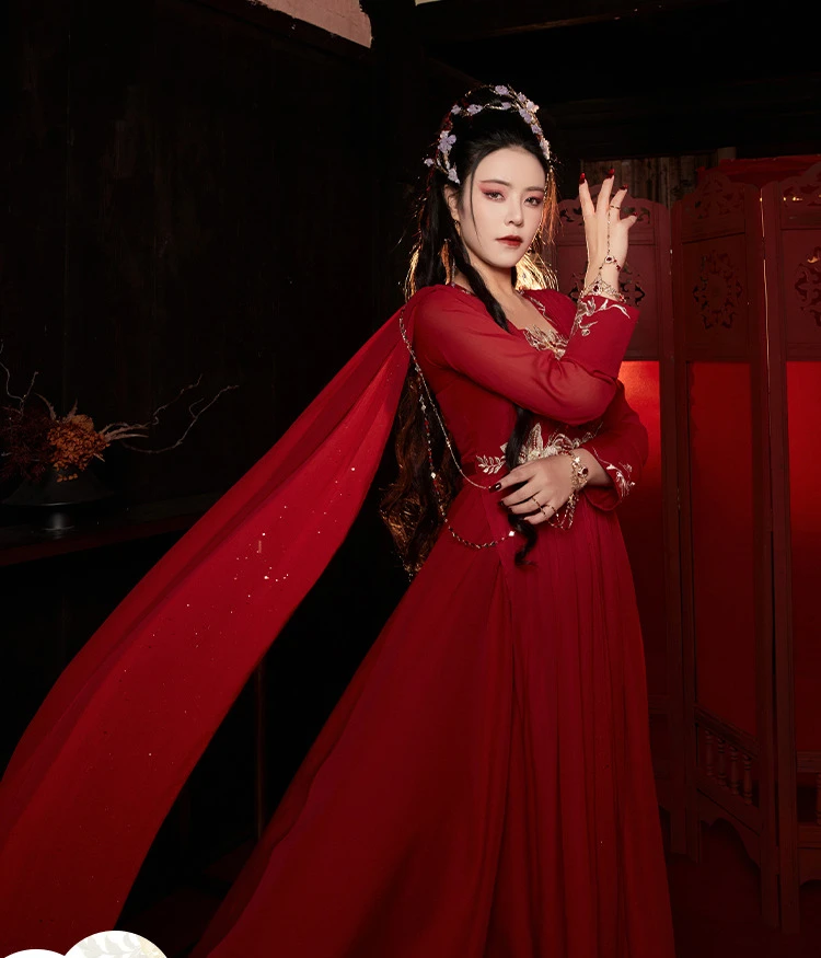 Hot Drama Till The End Of The Moon Pianran Cosplay Costume Pianran Fox Hanfu Changyue Jinming Ancient Dress Hanfu