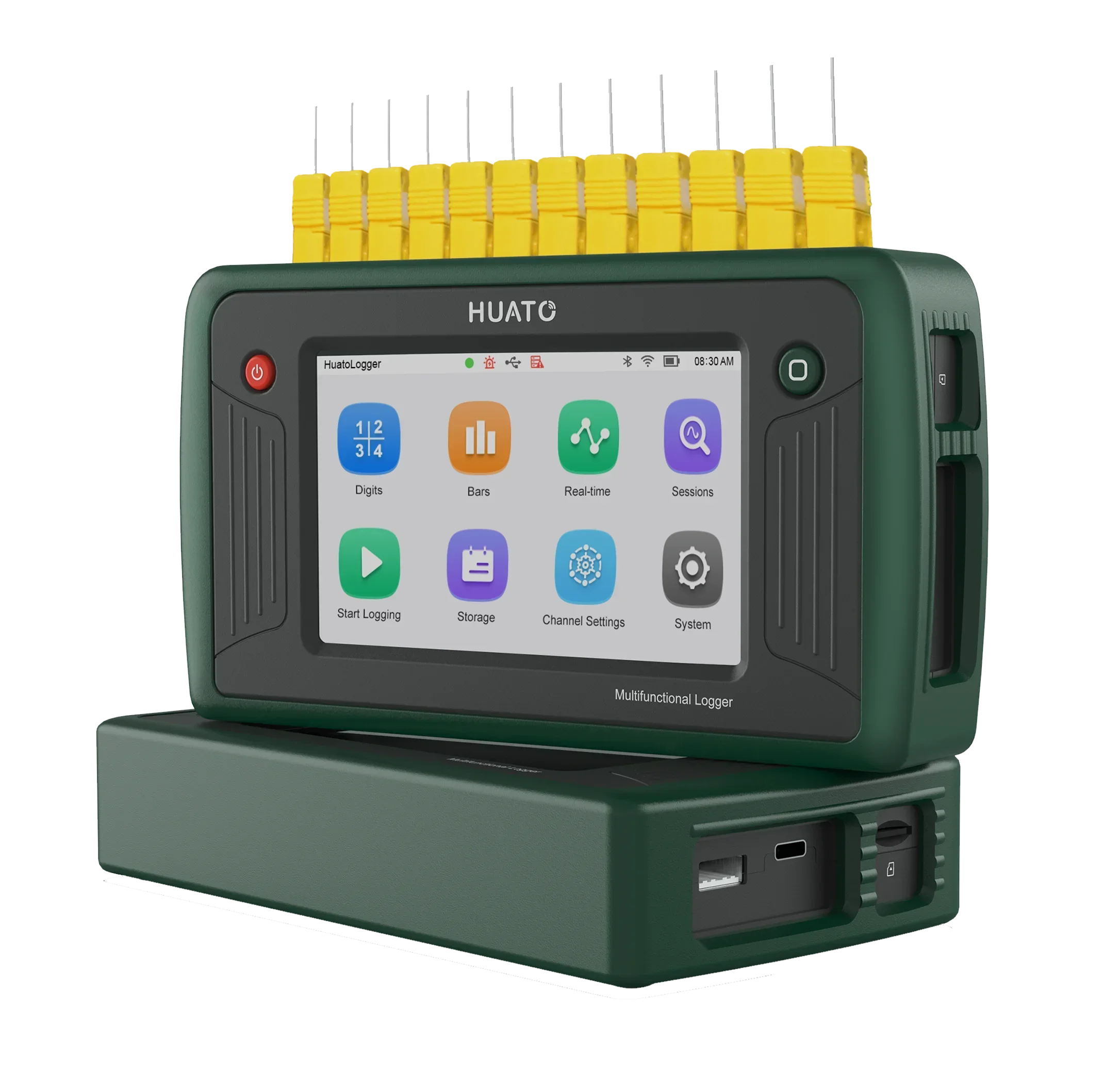 

2026 Semiconductor industrial temperature measuring recorder Bar chart showing temperature recorder 16 channel data recorder202