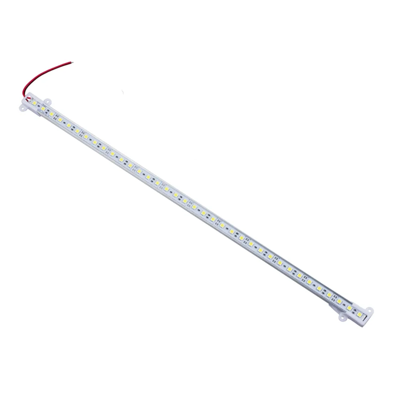 LICE-3 Pcs 50CM 5050 SMD 36 LED Day White Aluminium Rigid Strip Bar Light Lamp