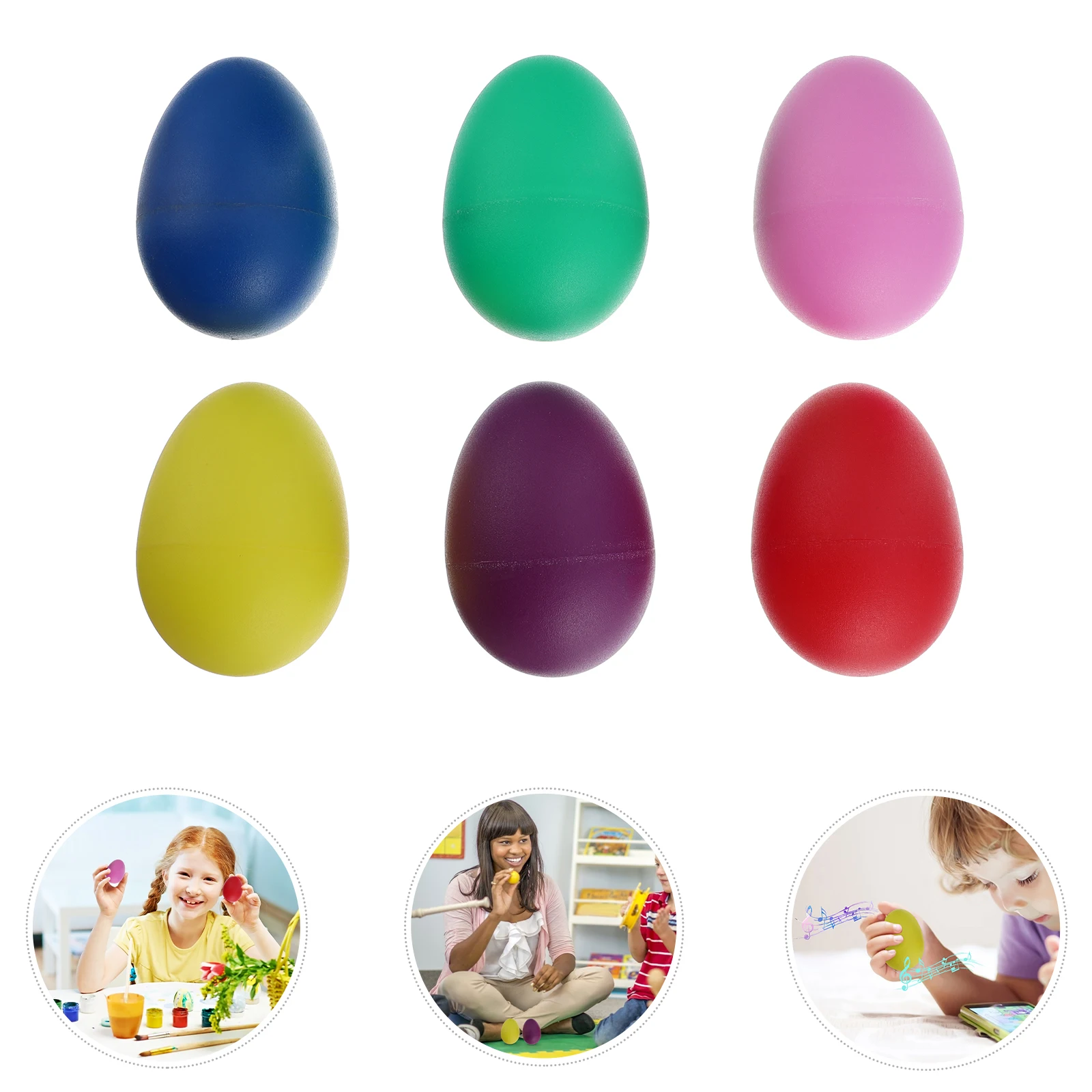 15 stks Kleurrijke Abs Plastic Ei Set Kinderen Muzikaal Speelgoed Instrumenten Peuter Vroege Onderwijs Leuke Speelbal Geschenken