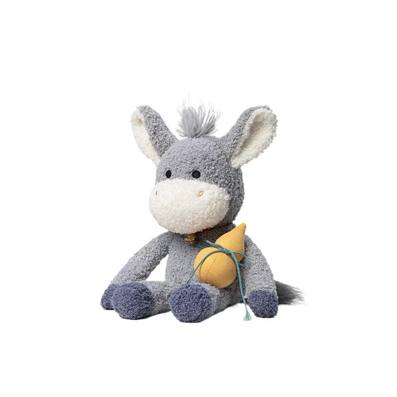 Donkey Doll Cute Little Donkey Plush Toy Soothe Sleep Sleeping Doll Action Figure Model Trend Decorations Birthday Gift