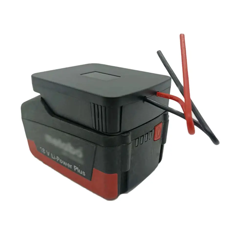 Diy Power Wheels Adapter For Metabo 18V Lithium Battery Converter Docking Station Connector Output Power Mount Supply Tool