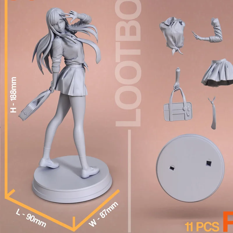 Game Character 4940 Kitagawa Marin 3D Printing Unassembled Unpainted Custom Jigsaw Puzzle GK Figure Model Kit T_0104