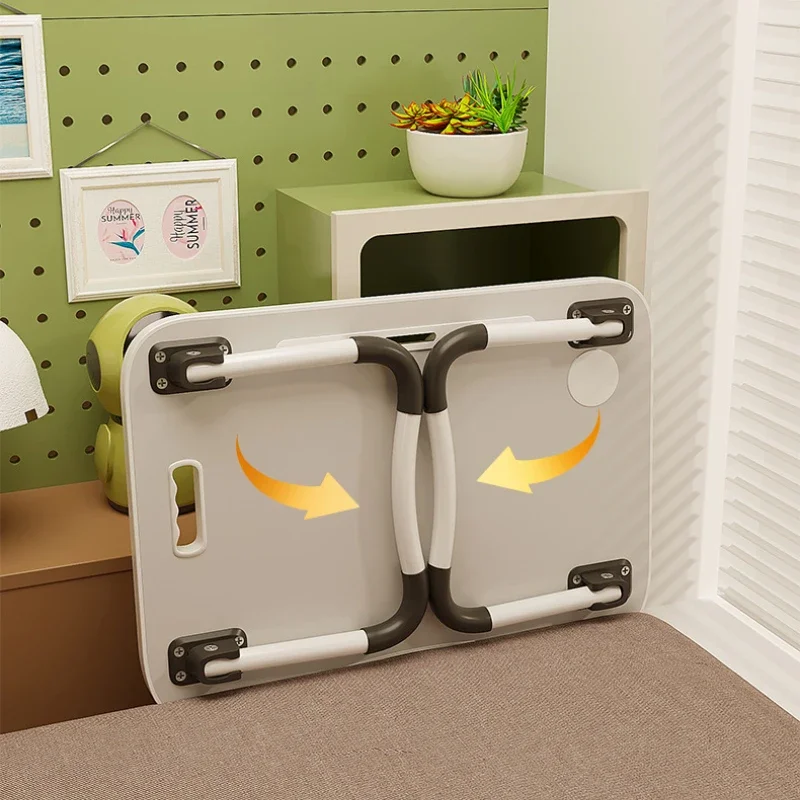 Household Bedroom Small Table Student Dormitory Bed Desk Computer Desk Balcony Simple Folding Table