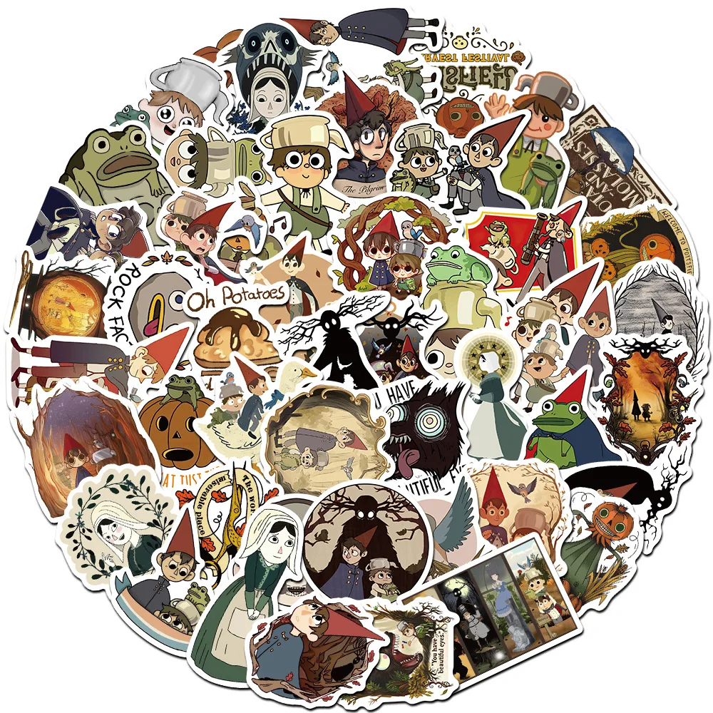 10/50 قطعة الرسوم المتحركة الكرتون فوق الحديقة الجدار ملصق لطيف الكتابة على الجدران DIY بها بنفسك الأمتعة كأس دفتر سكيت ملصق مضاد للمياه لعبة #2