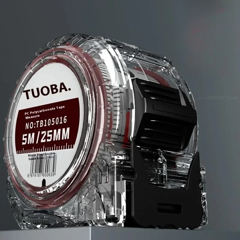 TUOBA Outdoor Tape Measuring High Precision Wear-resistant Retractable Steel Tape Measure Site Construction Meter Measure Tools