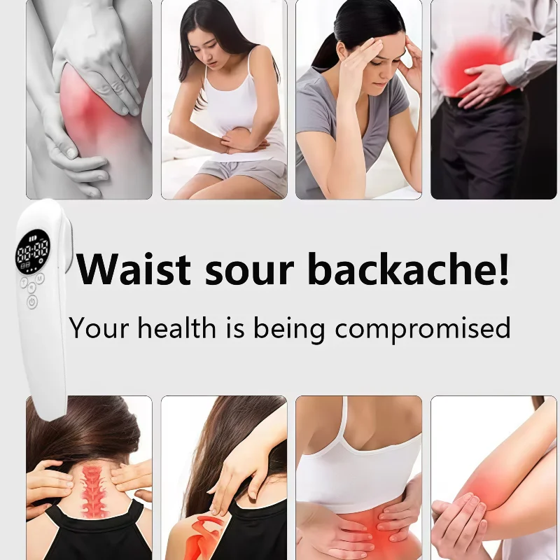 

HLKGO Medical Cold Laser Therapy Device 650nm 808nm for Severe Plantar Fasciitis and Rheumatoid Arthritis