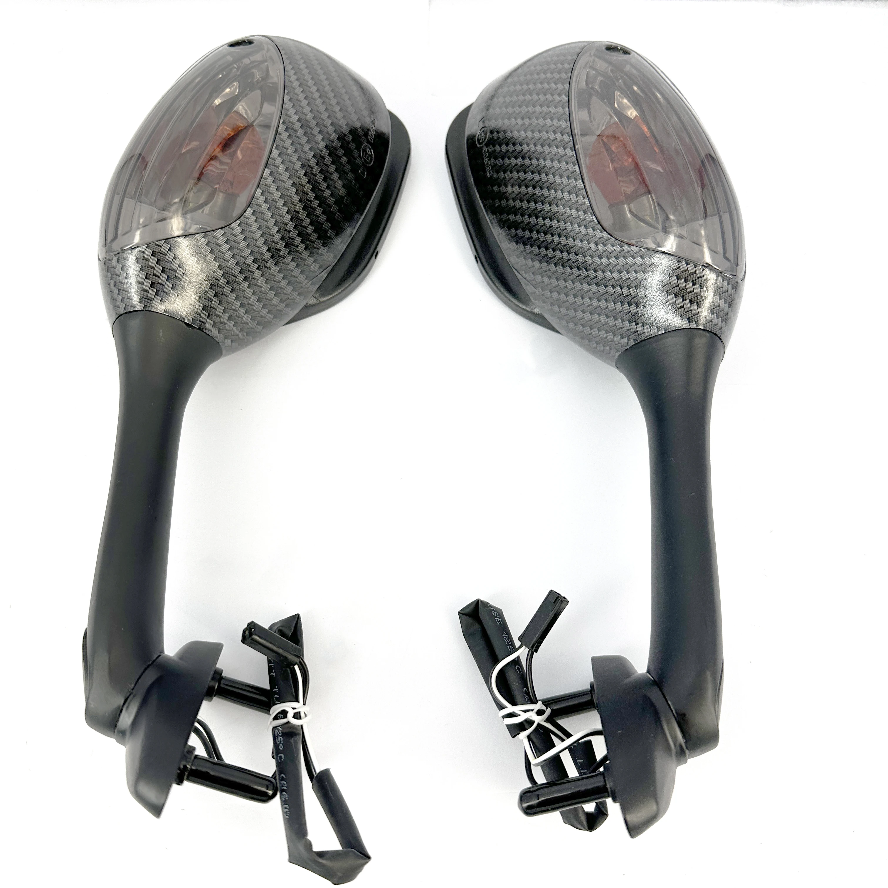 دراجة نارية المرايا الجانبية الرؤية الخلفية مع بدوره مصباح إشارة لسوزوكي K5 K7 GSX-R1000 2005-2008/K6 K8 GSX-R600 GSX-R750 2006-2010