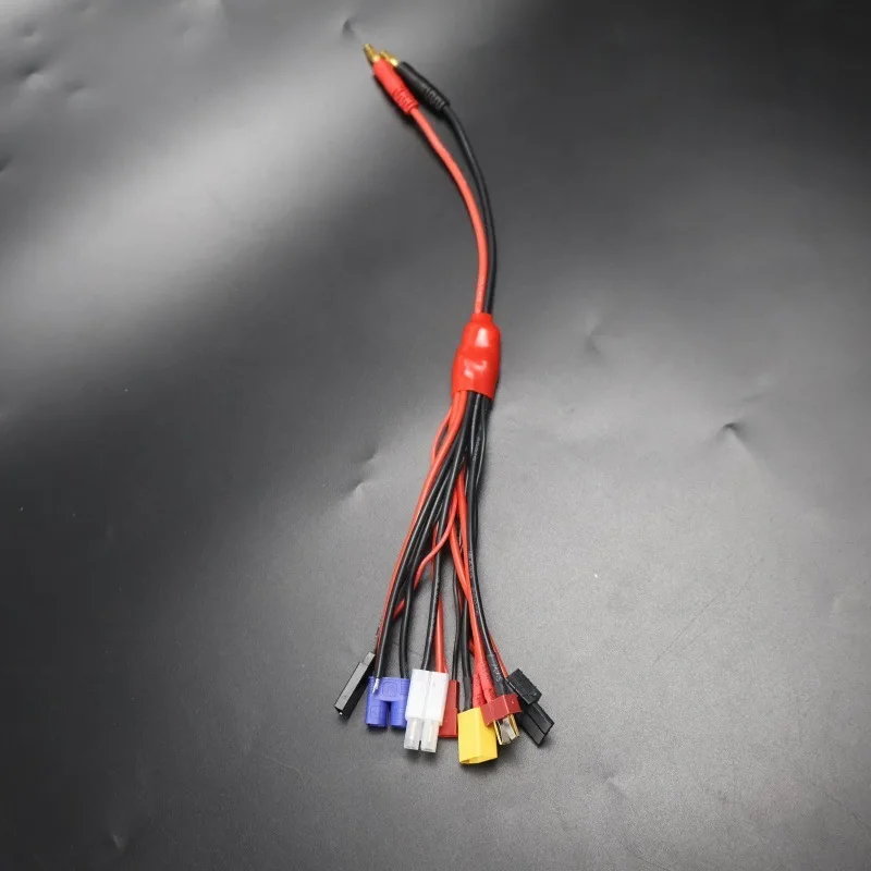 Rc Charger Adapter Connector 8 In 1 Charger 4.0mm Banana Xt60 Trx Tamiya Lipo For Rc Car Drone Imax B6 B6ac Battery Cable