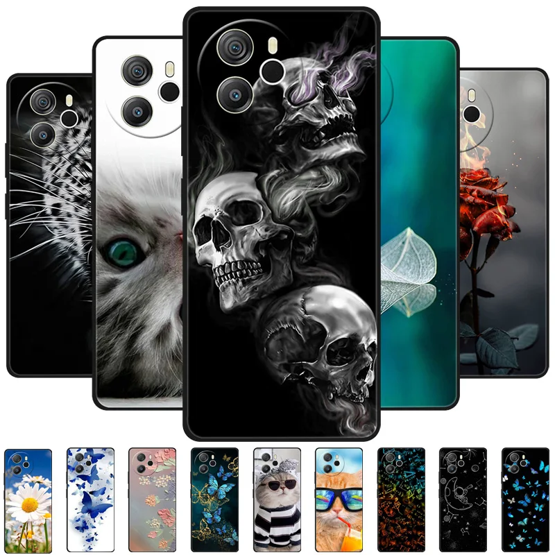 For Blackview Shark 8 Case Fashion Soft Silicone Painted COOL Phone Shells for Blackview Shark 8 TPU Cover Lion Cat Shark8 Bag