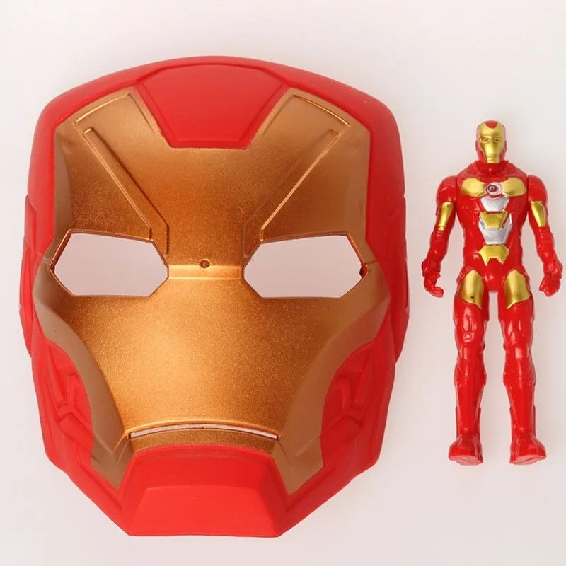 Figuras móviles luminosas de Los Vengadores, Thanos, Iron Man, Spider-Man, Hulk, modelo personalizado creativo, adornos, juguetes para niños