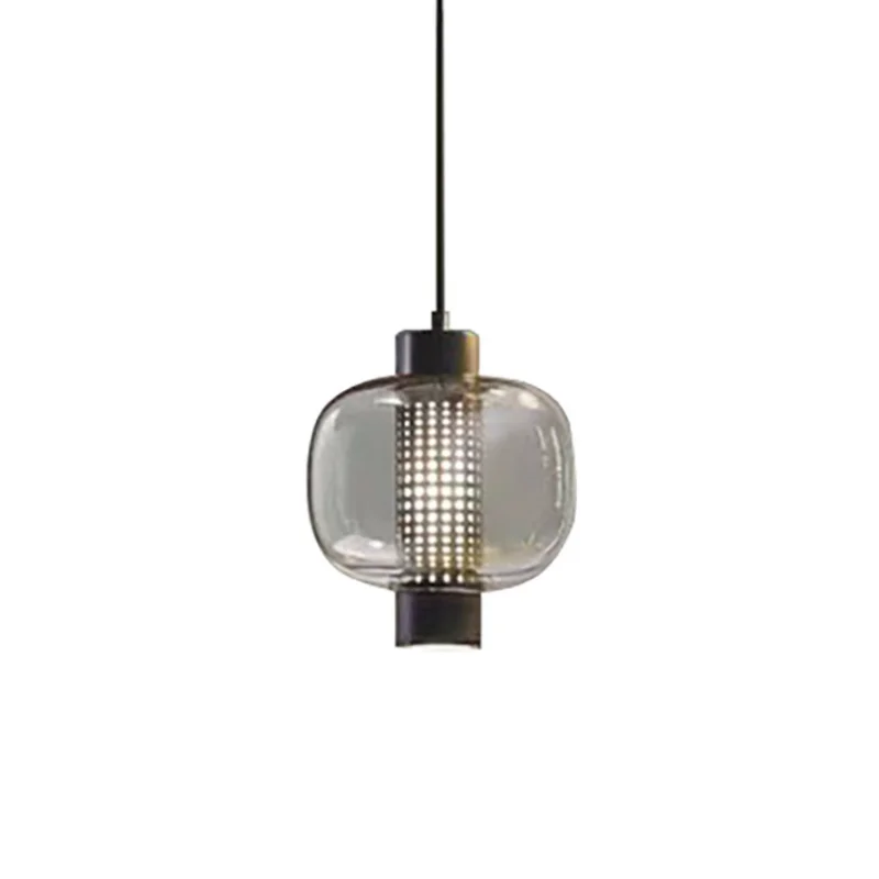 

Postmodern light luxury simple chandelier, restaurant Nordic art study, glass decorative chandelier