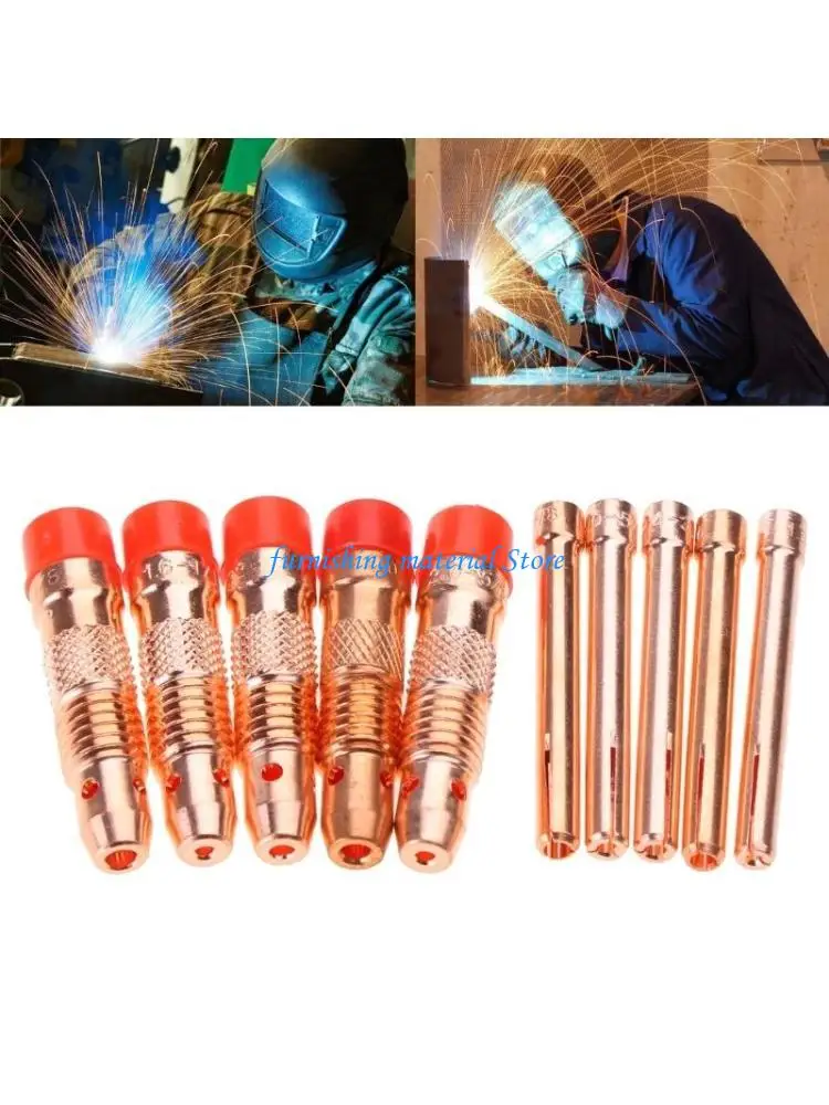 

Y5GD 10Pcs Argon-Welding TIG Inverter-Welding Machine/Equipment 1.6mm/2.0mm/2.4mm/3.0mm/3.2mm TIG Tungsten-Collet Body-Collet
