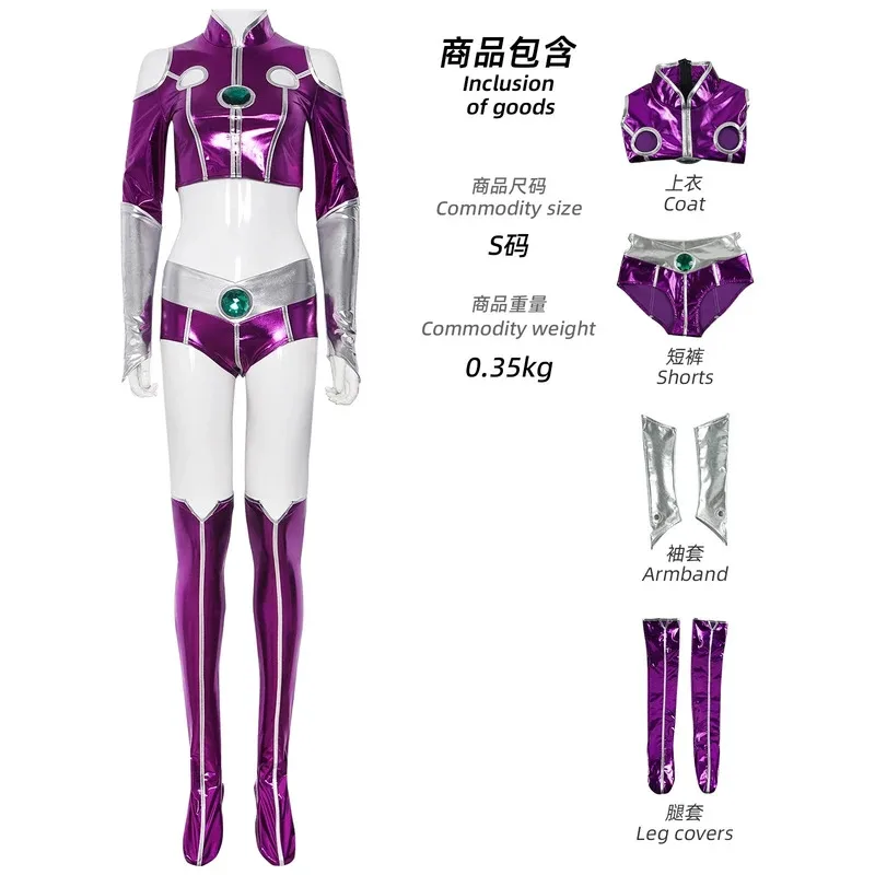 anime-teen-titan-starfire-traje-zentai-de-licra-purpura-mujer-disfraz-de-halloween-cosplay-mono-ropa-de-actuacion-5f-5ftu-^