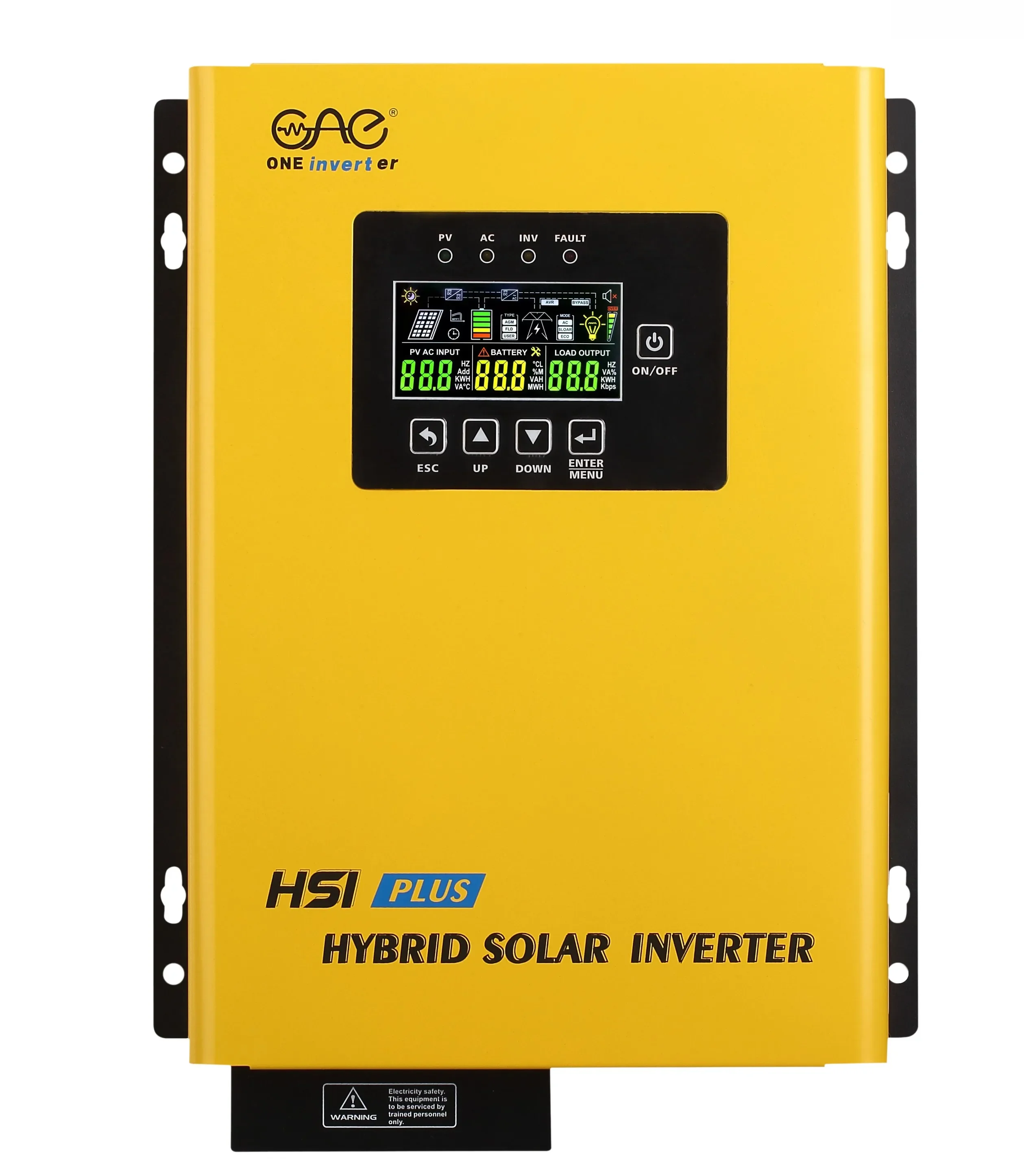 

Off-grid Hybrid Solar Inverter with MPPT Charge Controller Wholesale Price Low Frequency 1kw 12/V24V Battery