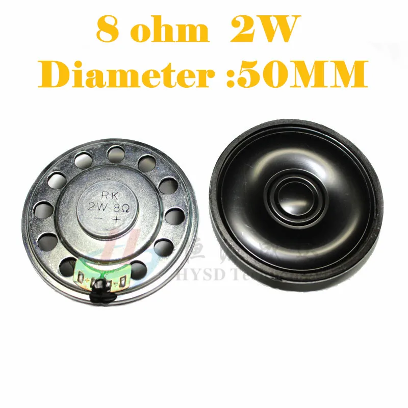 2pcs 8 ohms 8R 0.5W 1W 2W 3W Ultra-thin Horn speaker 40mm 50mm 57mm 66mm 77mm Diameter Loudspeaker Loud Speaker