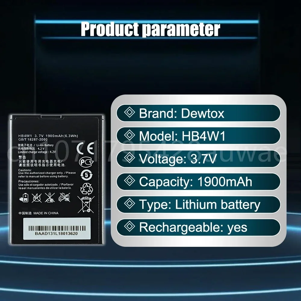 100% nouvelle batterie de remplacement pour Huawei HB4W1 Gouvriers G510-0200 G525-U00 Y210 batterie de téléphone portable externe