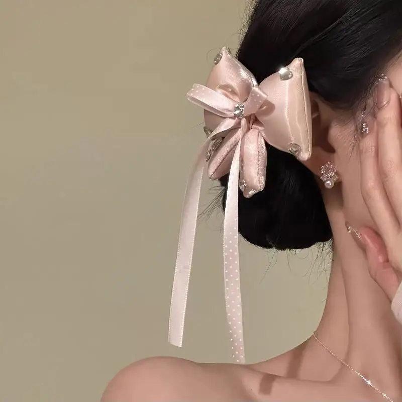 Elegante Haarspange für Ponyfransen, Entenschnabel-Clip, Luxuriöser Haarschmuck für Damen – Detail 4