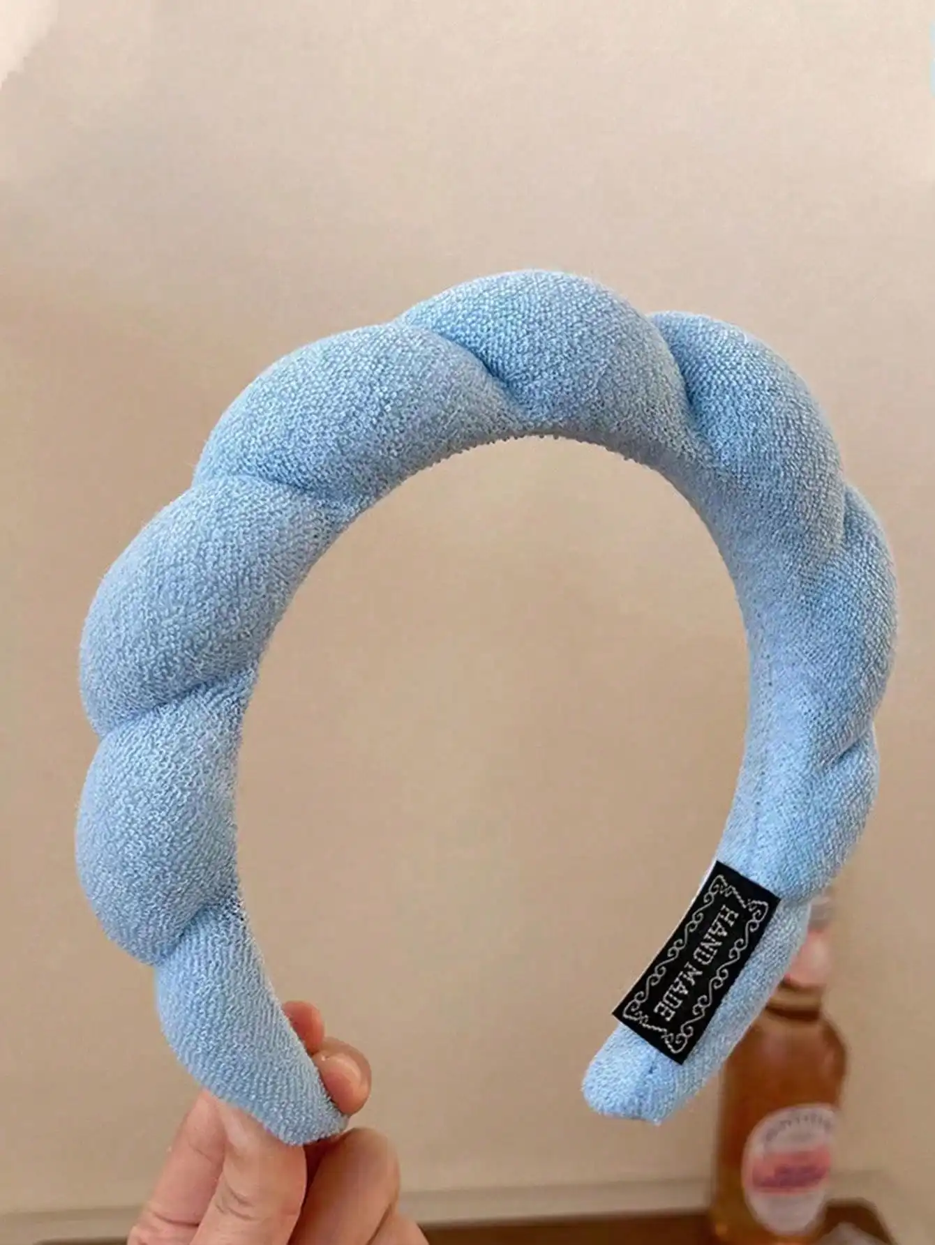 

Плюшевая махровая повязка на голову для умывания, ухода за кожей, макияжа, йоги, спа-процедур