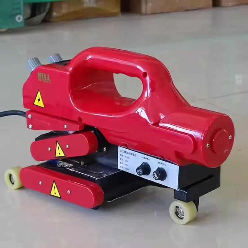 ST-800DG 800W HDPE geomembraan hete wiglasmachine voor het lassen van alle thermisch gesmolten materialen