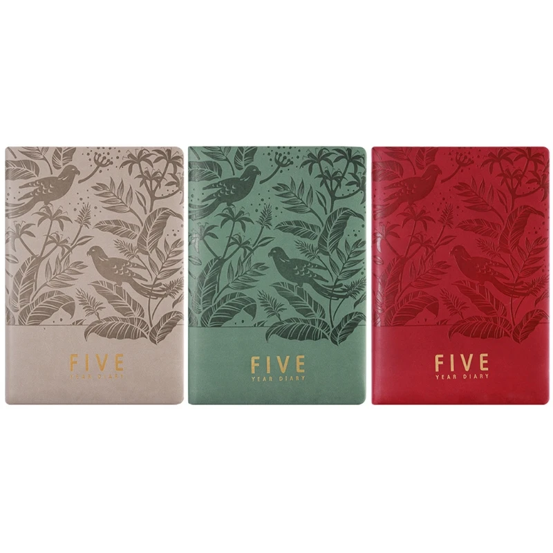 

Five Year Diary Notebook A5 Yearly Agenda Journal Business Notepad Planner Organizer School Office Stationery