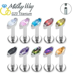 G23 Titanium Mixed Piercing Jewelry Set - Nose Septum Lip Eyebrow Tongue Nipple Studs & Rings Wholesale