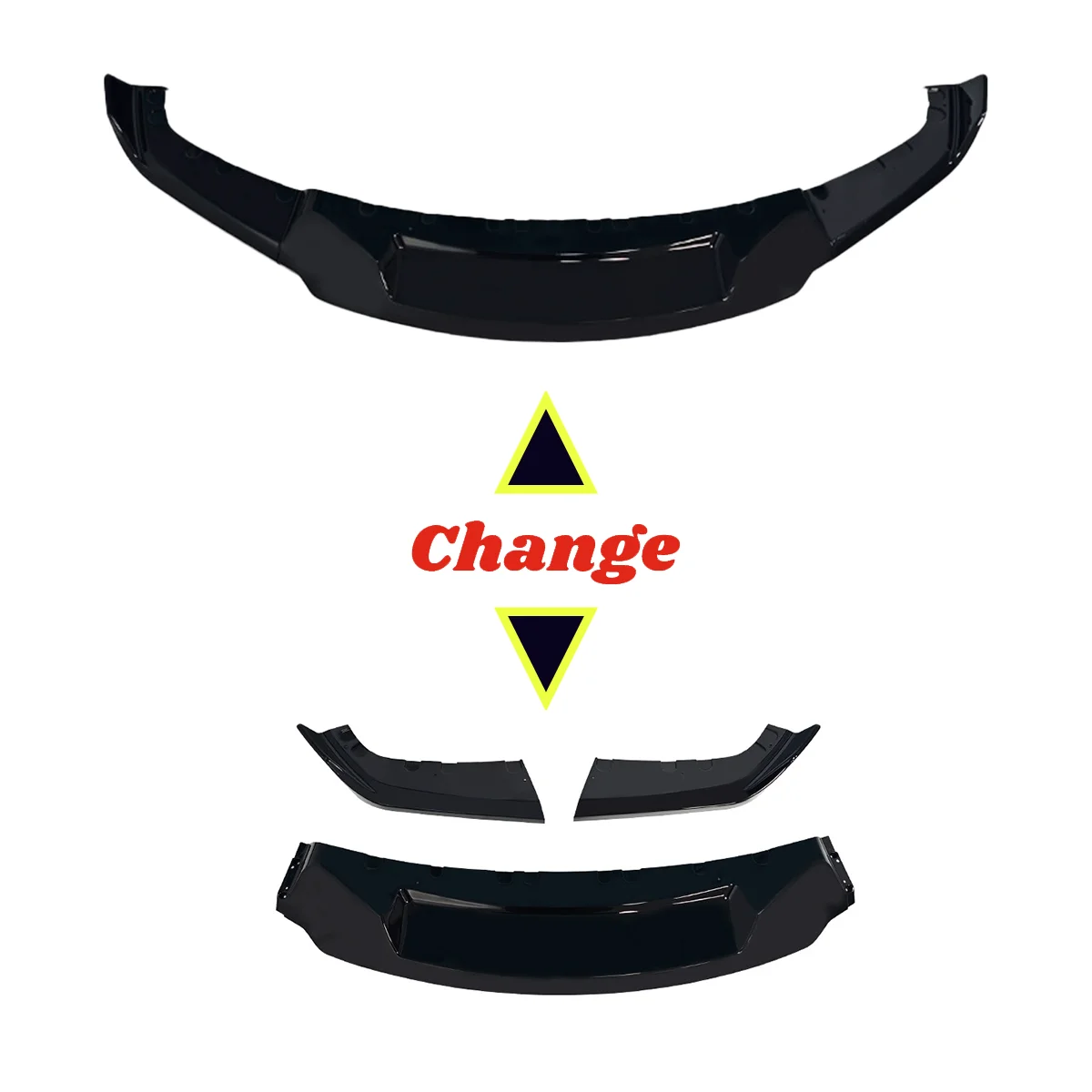 المصد الأمامي الشفاه الفاصل مجرفة لسيارات BMW 3 Series F30 F31 F35 M Sport 2012-2019 سيارة الذقن المفسد ضبط الملحقات الخارجية