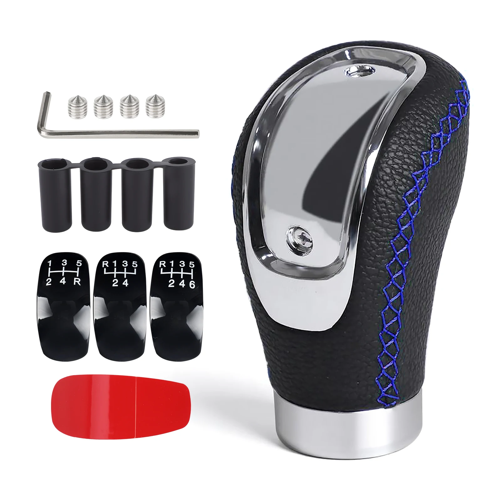 

Gear Shift Knob Manual Shift Replacement Modified daewoo nuance daewoo racer 5/6 Speed Universal Gear lever knob R PU Leather