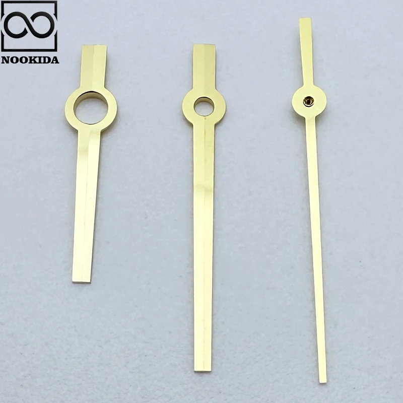 NOOKIDA Watch Hands High Quality Watch Accessories for NH35/NH36/4R/7S Movement No Luminous Silver Gold Rose Gold