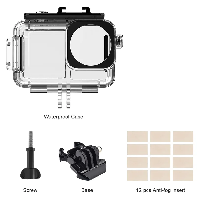 Waterproof Case 40M Deep Diving Underwater Housing Shell for DJI Osmo Action 5 4 3 Action Camera Accessories